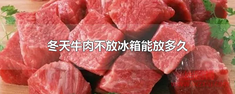 冬天牛肉不放冰箱能放多久？